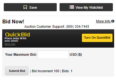 AuctionTime Maximum Bid